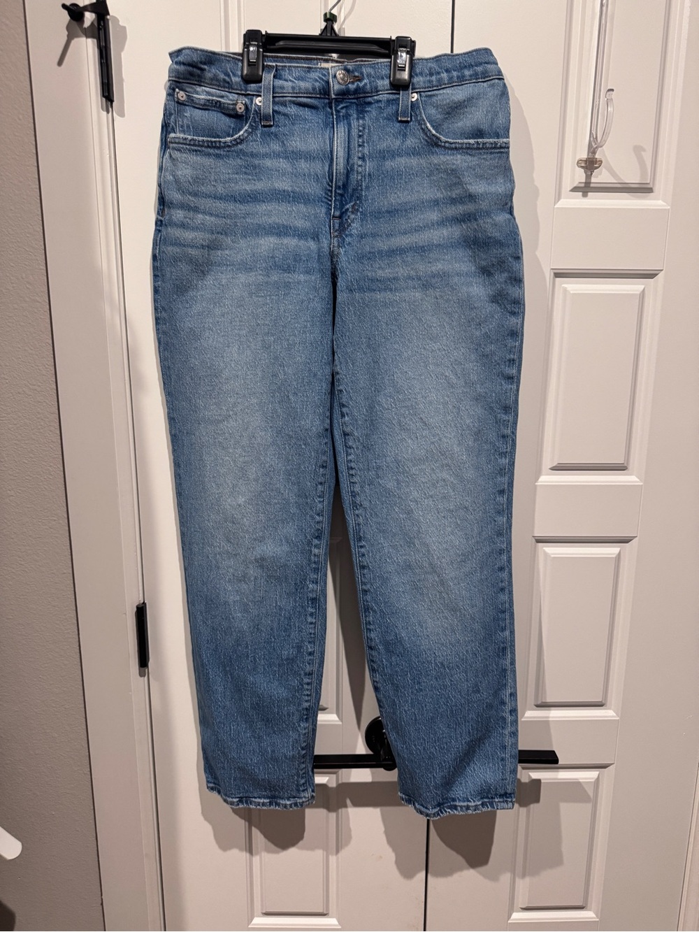 Madewell Light Blue Cropped High-Rise Jeans Size 28